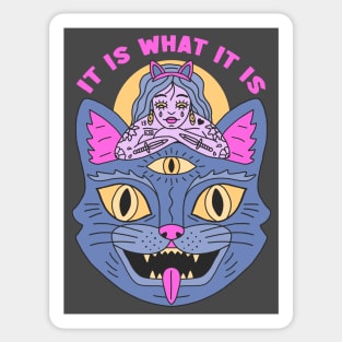 Cat Lady Sticker